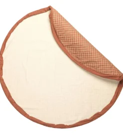 Play&Go Legetæpper Og Legegulve>Legetæppe - Ø140 - Grid Brown