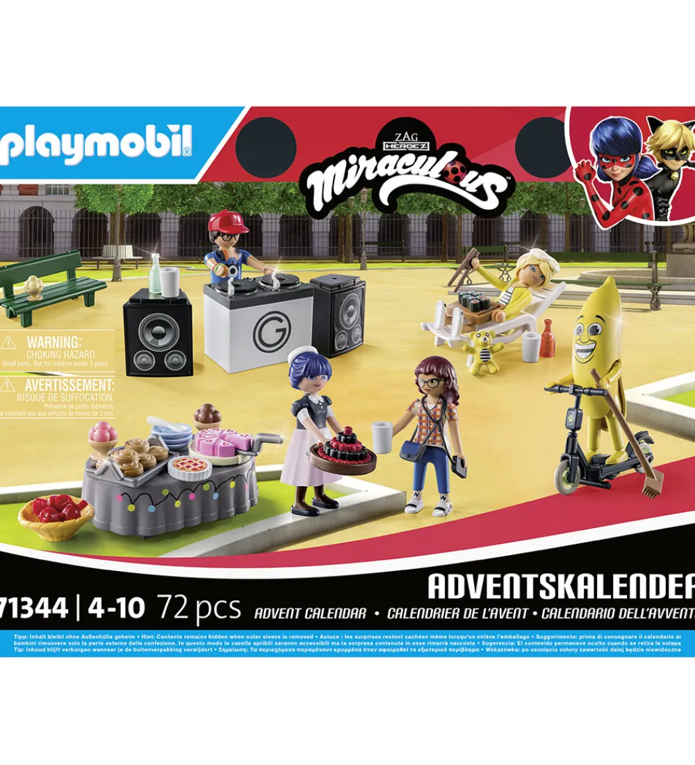 Playmobil Julekalender|Miraculous - Julekalender - Picni... - 71344 - 72 Dele