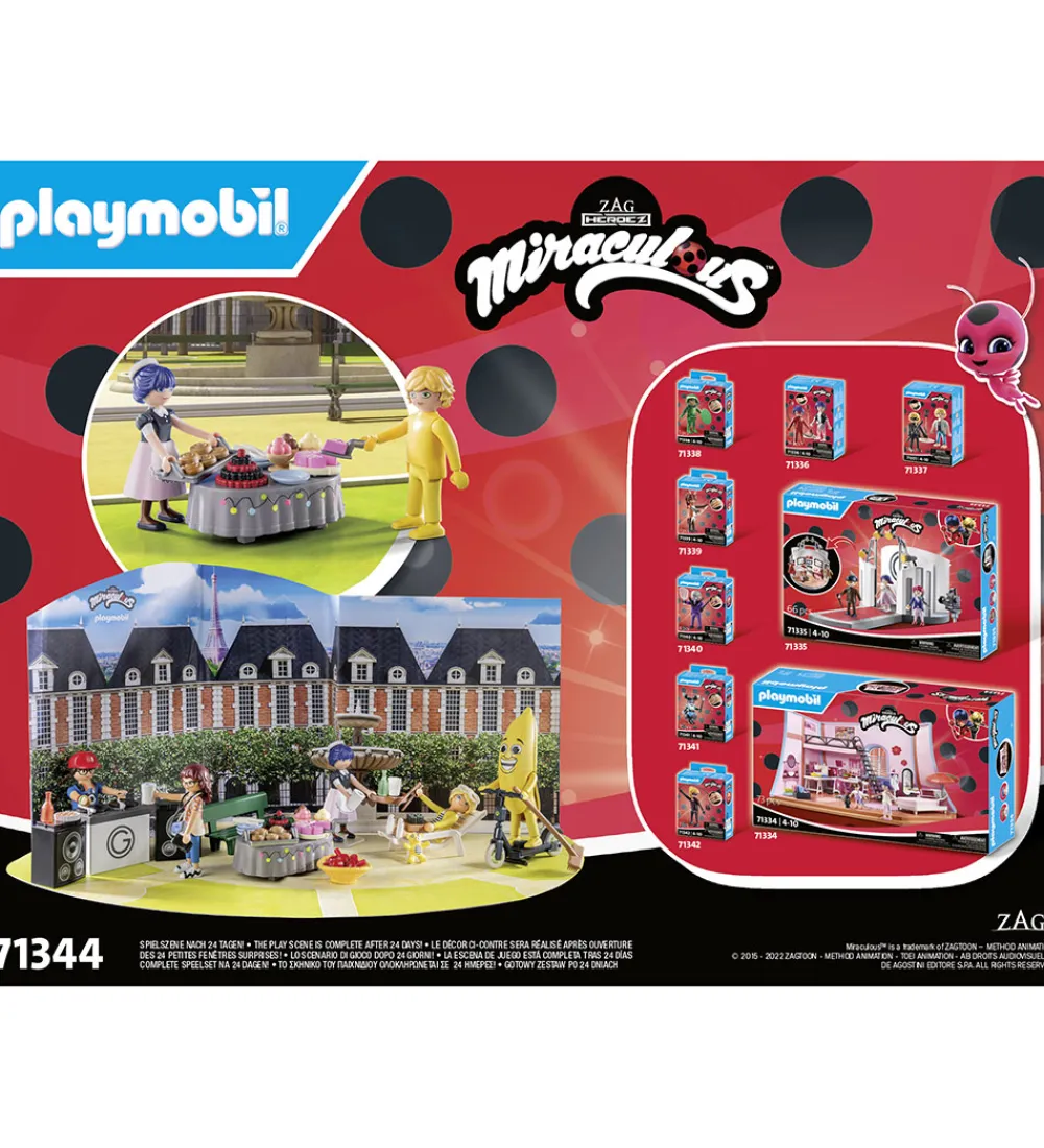 Playmobil Julekalender|Miraculous - Julekalender - Picni... - 71344 - 72 Dele