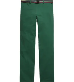 Børn Polo Ralph Lauren Konfirmationstøj>Bukser - Bedford - Grøn m. Bælte