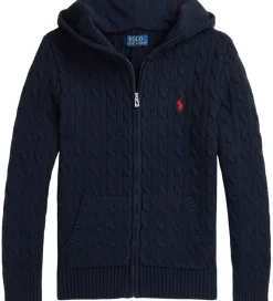 Børn Polo Ralph Lauren Striktrøjer>Cardigan - Strik - Navy