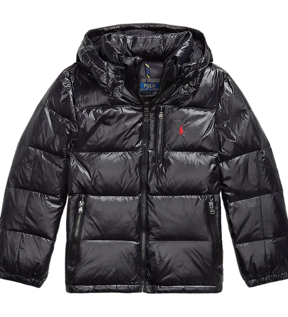 Børn Polo Ralph Lauren Overgangsjakker|Dunjakker Og Dynejakker>Dunjakke - Polo Black