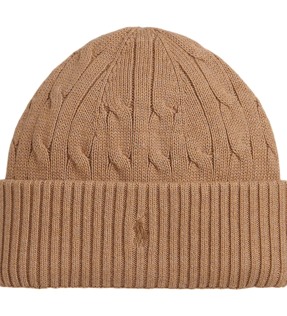 Børn Polo Ralph Lauren Huer Og Hatte|Hue - Strik - Camel