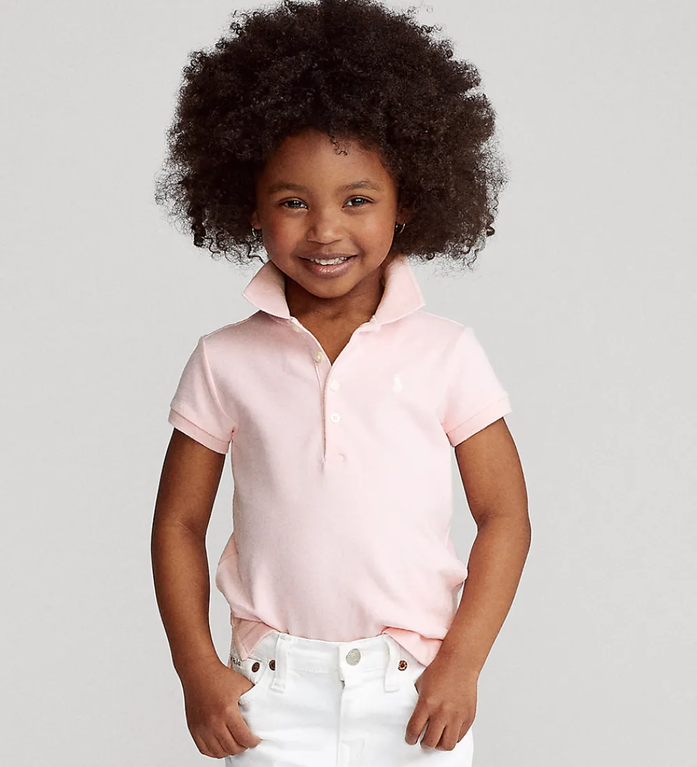 Børn Polo Ralph Lauren T-Shirts|Polo - Hint Of Pink