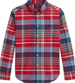 Børn Polo Ralph Lauren Skjorter|Konfirmationstøj>Skjorte - Rødternet