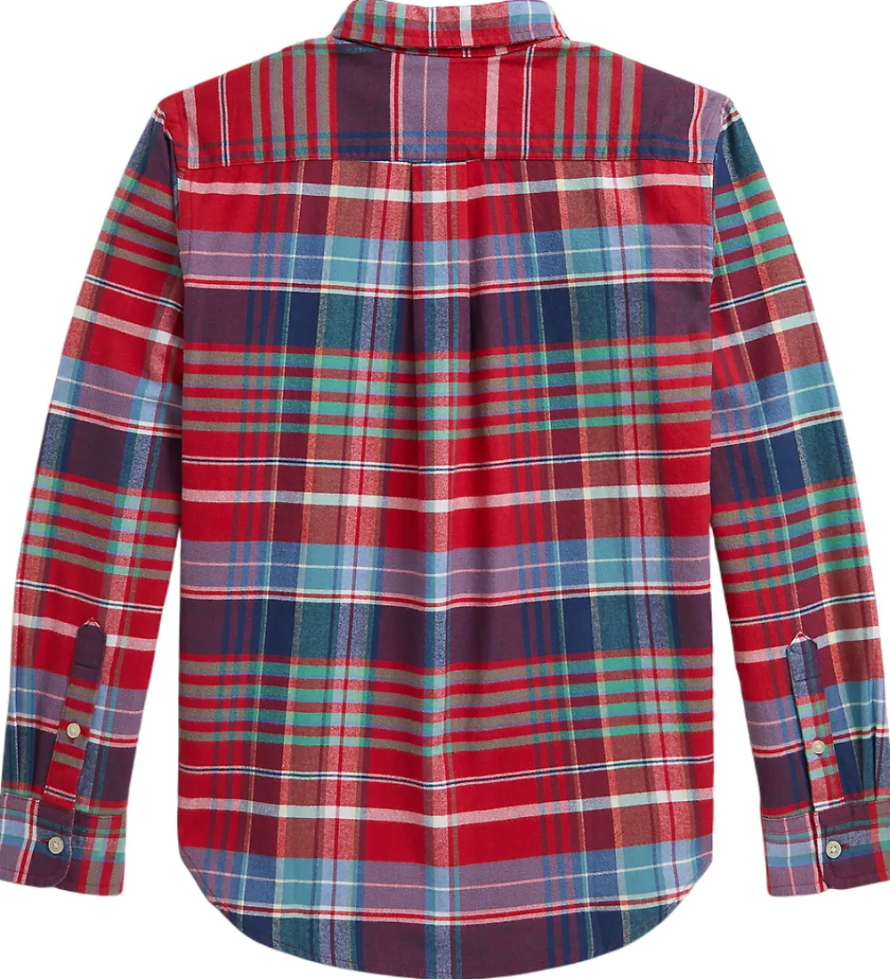 Børn Polo Ralph Lauren Skjorter|Konfirmationstøj>Skjorte - Rødternet