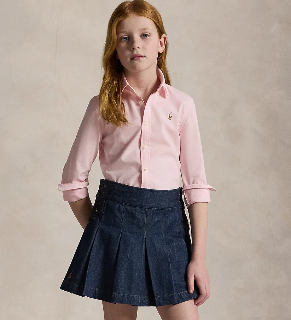 Børn Polo Ralph Lauren Skjorter>Skjorte - Bath Pink