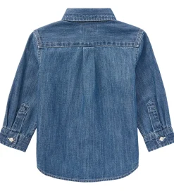 Børn Polo Ralph Lauren Skjorter|Konfirmationstøj|Skjorte - Denim - Dark Blue