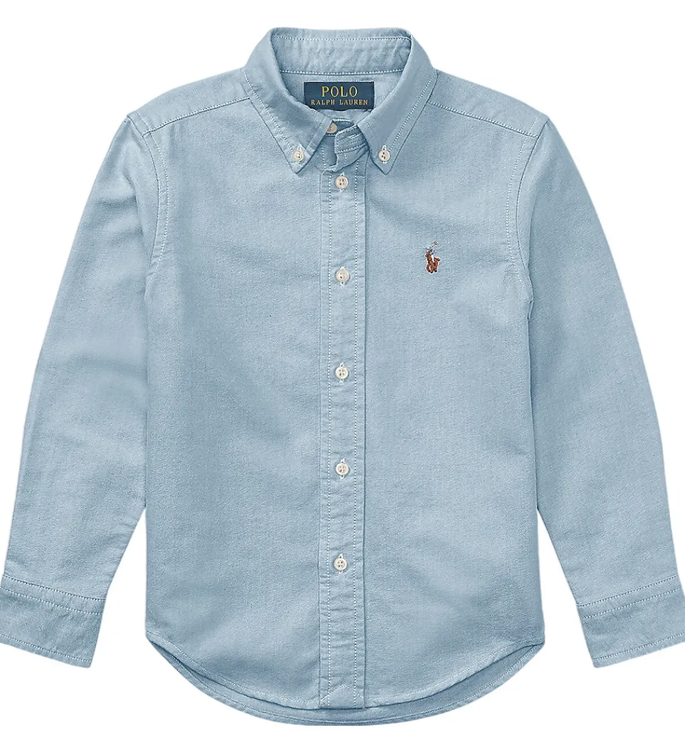 Børn Polo Ralph Lauren Konfirmationstøj>Skjorte - Blå