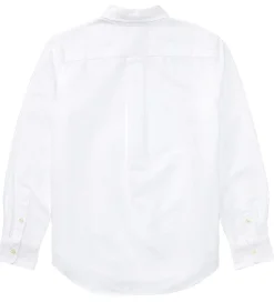 Børn Polo Ralph Lauren Konfirmationstøj|Skjorte - Hør - Hvid