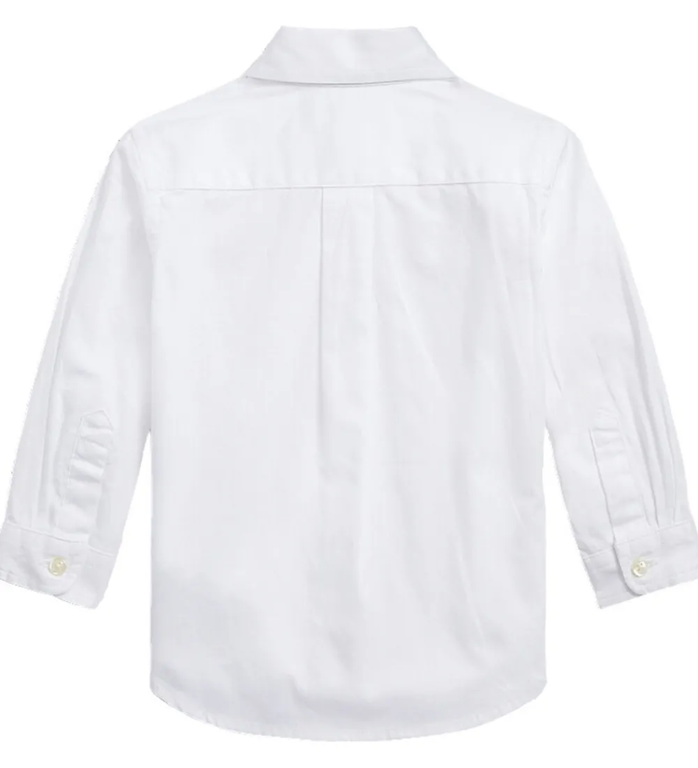 Børn Polo Ralph Lauren Konfirmationstøj>Skjorte - Slim Fit - Hvid