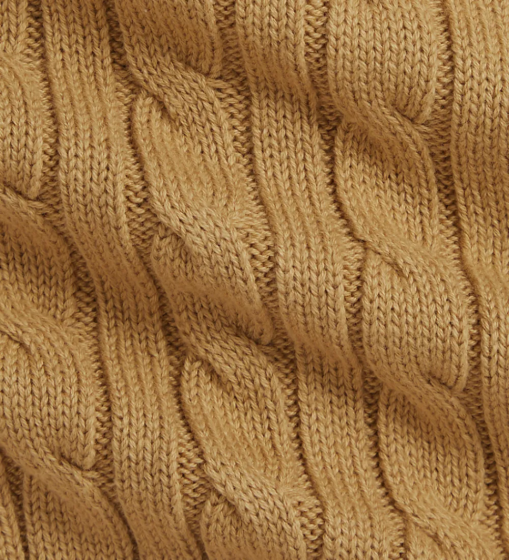 Børn Polo Ralph Lauren Striktrøjer|Sæt - Cardigan/Bukser - Strik - Classic Camel