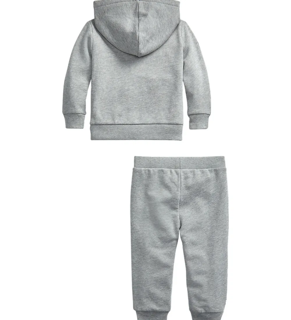 Børn Polo Ralph Lauren Shorts Og Knickers|Sweatsæt - Core Replen - Gråmeleret