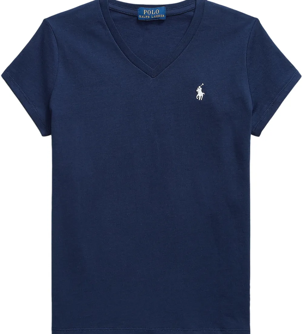 Børn Polo Ralph Lauren T-Shirts|Pigetøj|T-shirt - Newport Navy
