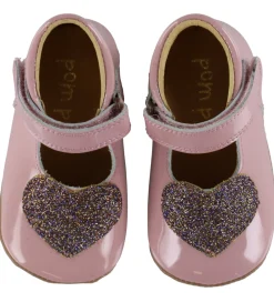 Pom Pom Begyndersko|Ballerina Hjemmesko - Beginners Heart - Dusty Rose Peten