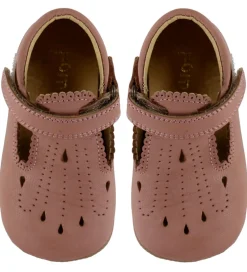 Pom Pom Begyndersko|Ballerina Hjemmesko - T-Bar - Nostalgic Rose