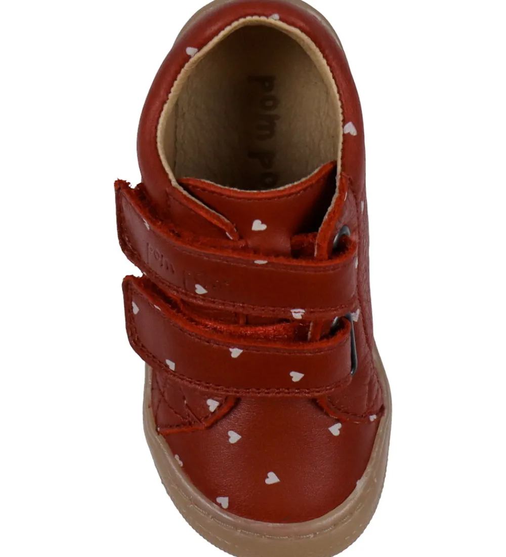 Pom Pom Begyndersko|Begyndersko - First Sport Velcro - Heart AOP