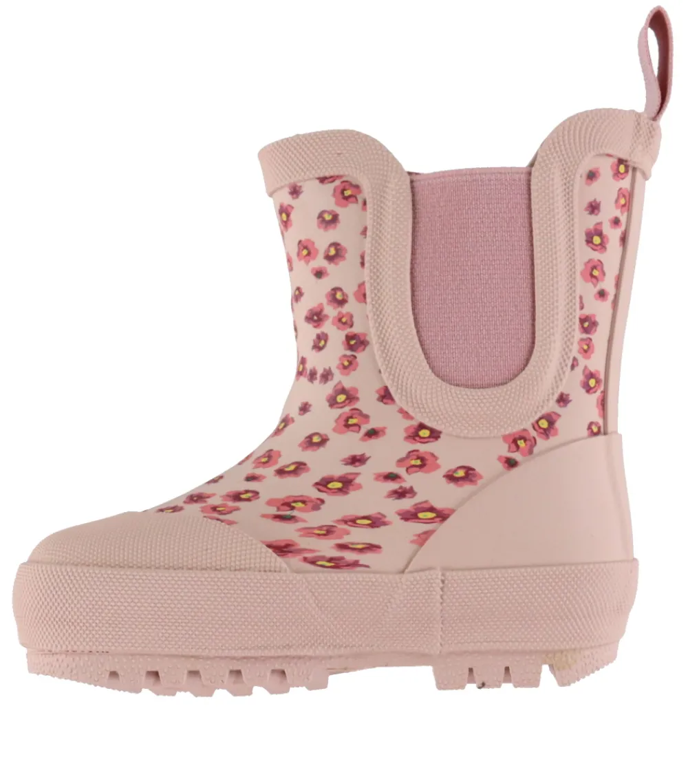 Pom Pom Gummistøvler|Gummistøvler m. For - Ankel - Autumn Anemone Mini