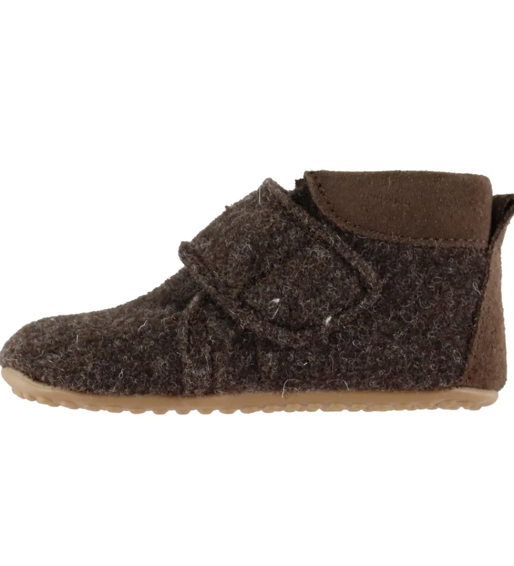 Pom Pom Hjemmesko|Begyndersko>Hjemmesko - Uld - Brun