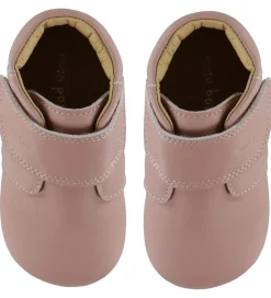 Børn Pom Pom Børnesko Og Babysko|Begyndersko|Skindfutter - Beginners Velcro - Noos - Rose