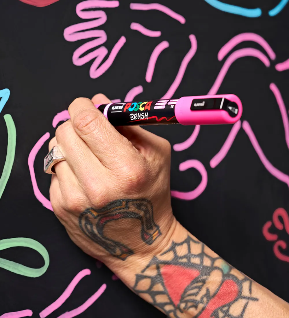 Posca Tuscher Og Farver|Kreativ Leg|Tusch - PC-5BR - Pink