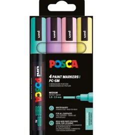 Posca Tuscher Og Farver>Tuscher - PC-5M - 4 stk. - Afdæmpede farver