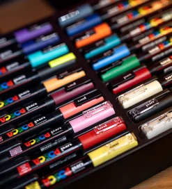 Posca Tuscher Og Farver|Kreativ Leg|Tuscher m. Metalkasse - 20 stk. - Manga Hero