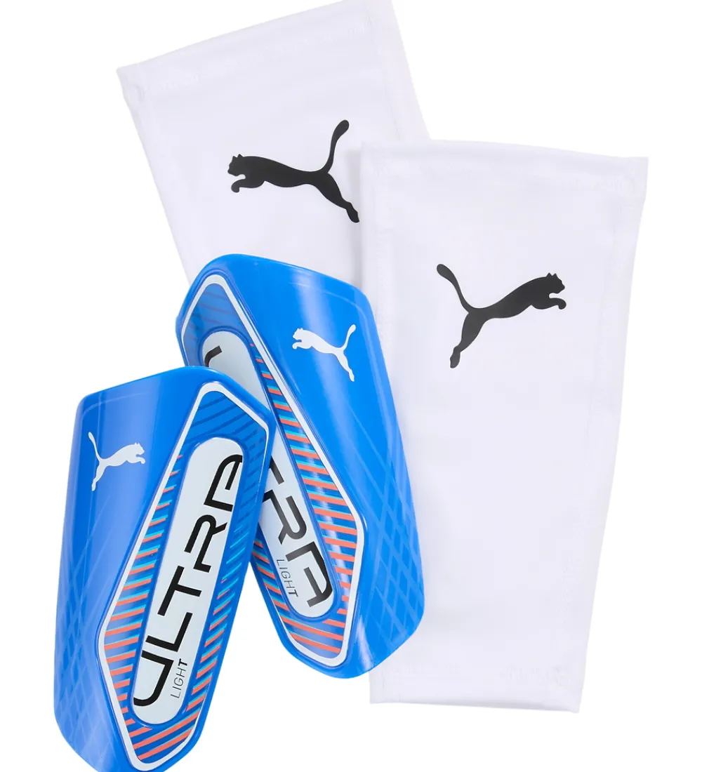 Puma Benskinner|Fodbold>Benskinner - Ultra Light Sleeve - Ultra Blue/ White/Glo