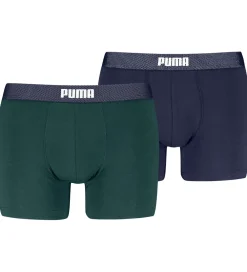 Børn Puma Undertøj|Boxershorts - 2-pak - Grøn/Navy