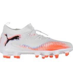Puma Fodboldstøvler - Kunst (Ag)|Fodboldstøvler - Græs (Fg)>Fodboldstøvler - Future 8 Match FG/AG Jr - White/ Black