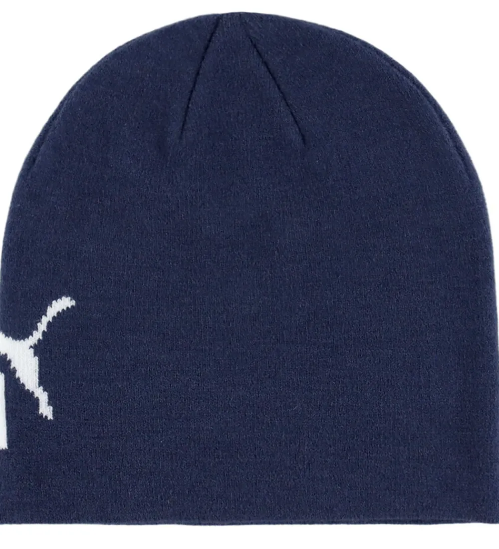 Børn Puma Huer Og Hatte>Hue - Strik - Ess Mid Crown - Navy/ White