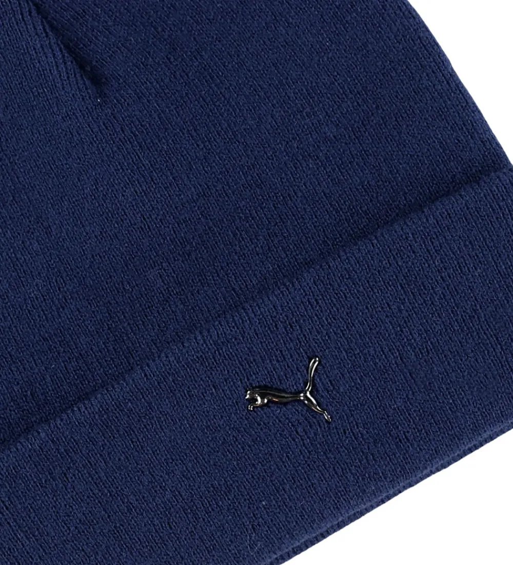 Børn Puma Huer Og Hatte>Hue - Strik - Metal Cat - Navy