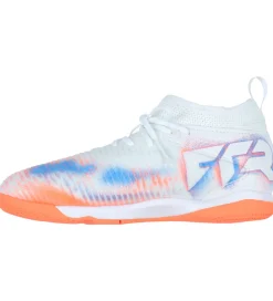 Puma Indendørssko|Fodboldstøvler - Indendørs (Ic)|Indendørssko - Future 8 Match IT+Mid - White/ Black/Glo