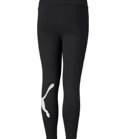 Puma Gymnastiktøj>Leggings - Active - Sort m.Hvid Logo