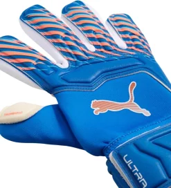 Puma Fodbold|Målmandshandsker - ULTRA Pro Jr - Ultra Blue/Glowing Red