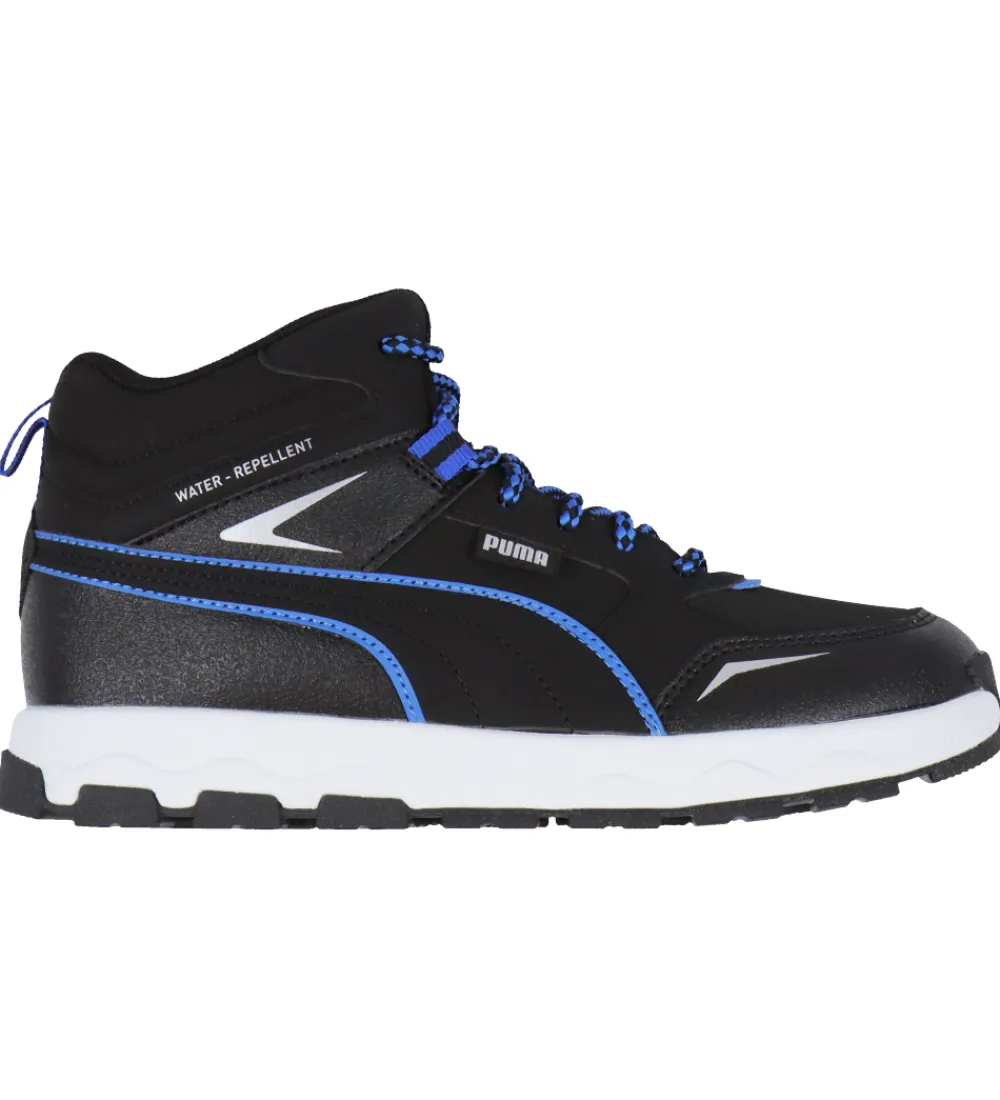 Puma Støvler>Støvler - Evolve Trail Jr - Black/Hyperlink Blue