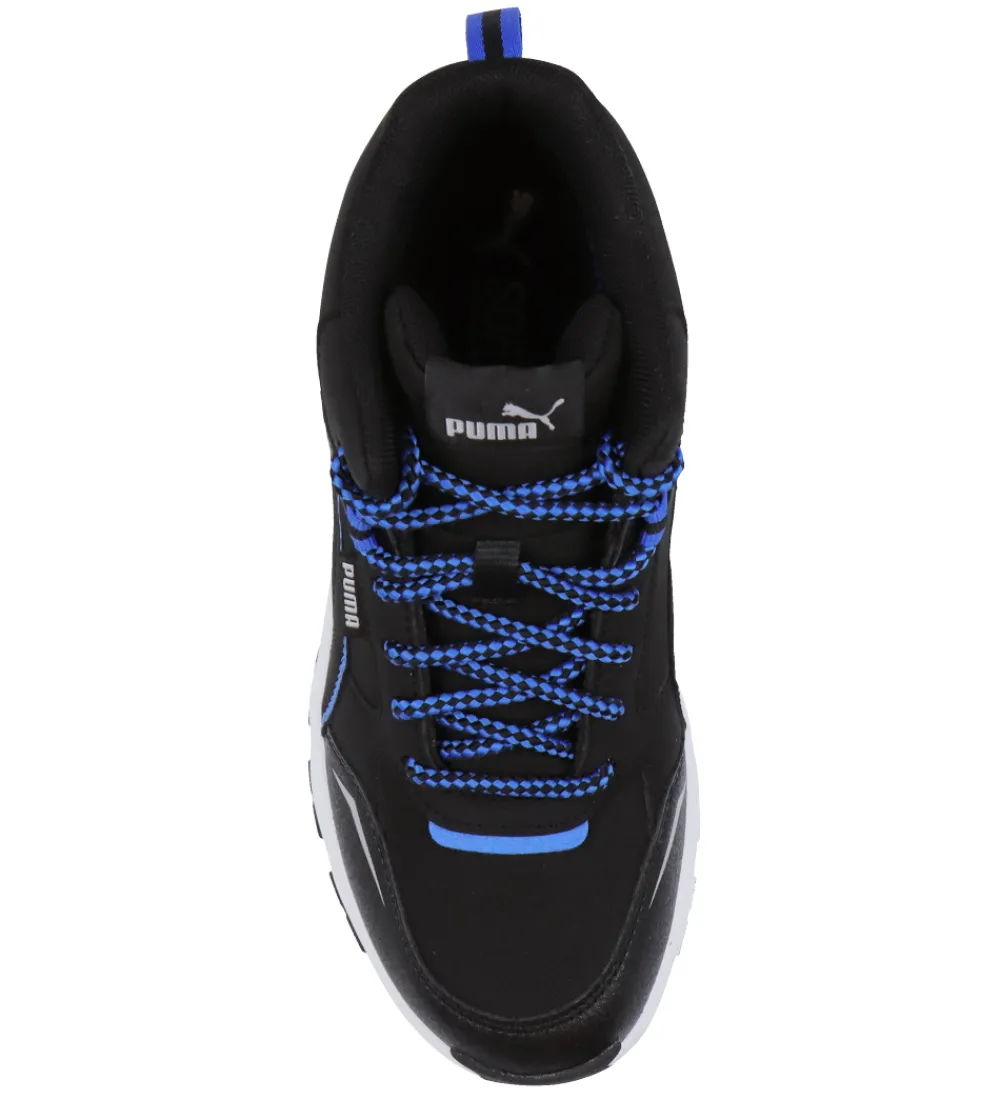 Puma Støvler>Støvler - Evolve Trail Jr - Black/Hyperlink Blue