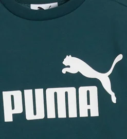 Puma Træningssæt|Træning Og Gymnastik>Sweatsæt - Minicats - Green Terrain m. Hvid