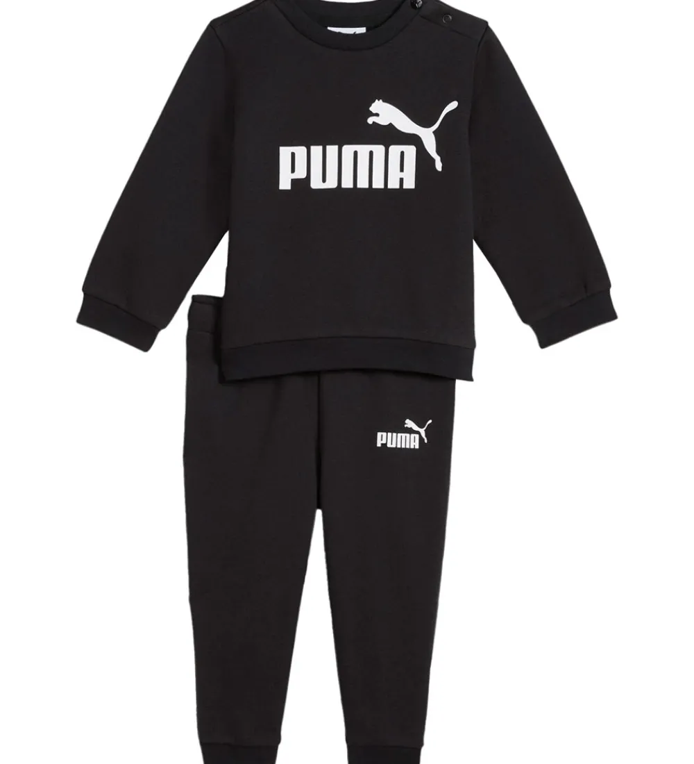 Puma Træningssæt|Sweatsæt - Minicats Ess Crew - Sort