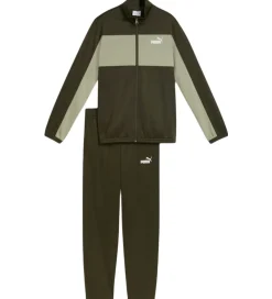Puma Træningssæt>Træningssæt - Poly Colorblock - Dark Olive