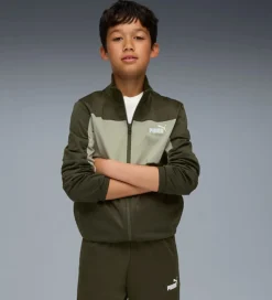 Puma Træningssæt></noscript>Træningssæt - Poly Colorblock - Dark Olive