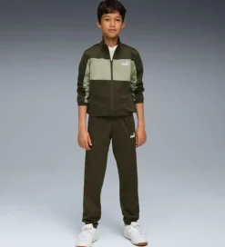 Puma Træningssæt></noscript>Træningssæt - Poly Colorblock - Dark Olive