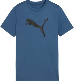 Puma T-Shirts Og Toppe|Træning Og Gymnastik>T-shirt - Tad - Dark Indigo m. Logo