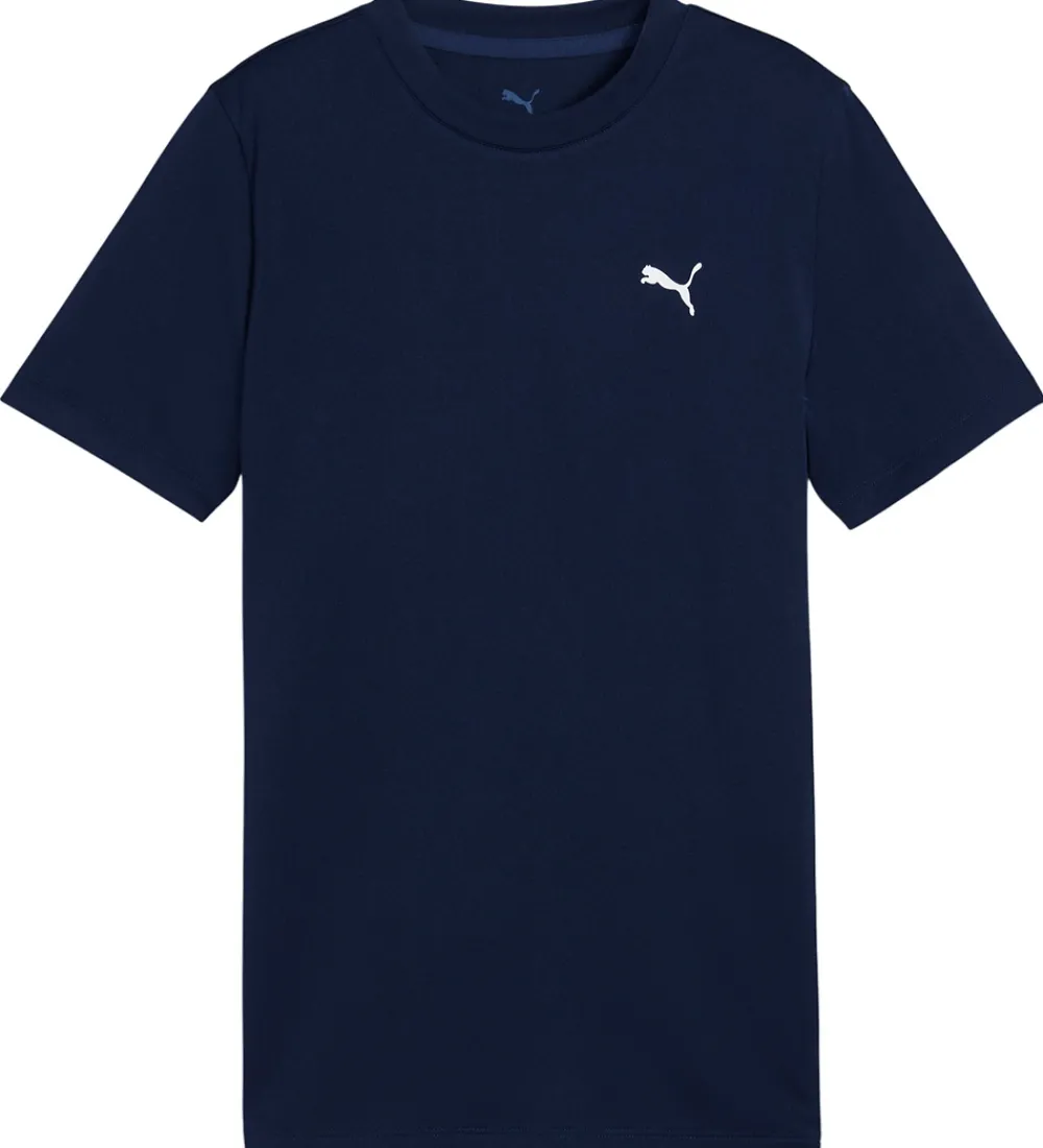 Puma T-Shirts Og Toppe|Træning Og Gymnastik|T-shirt - Tad - New Navy
