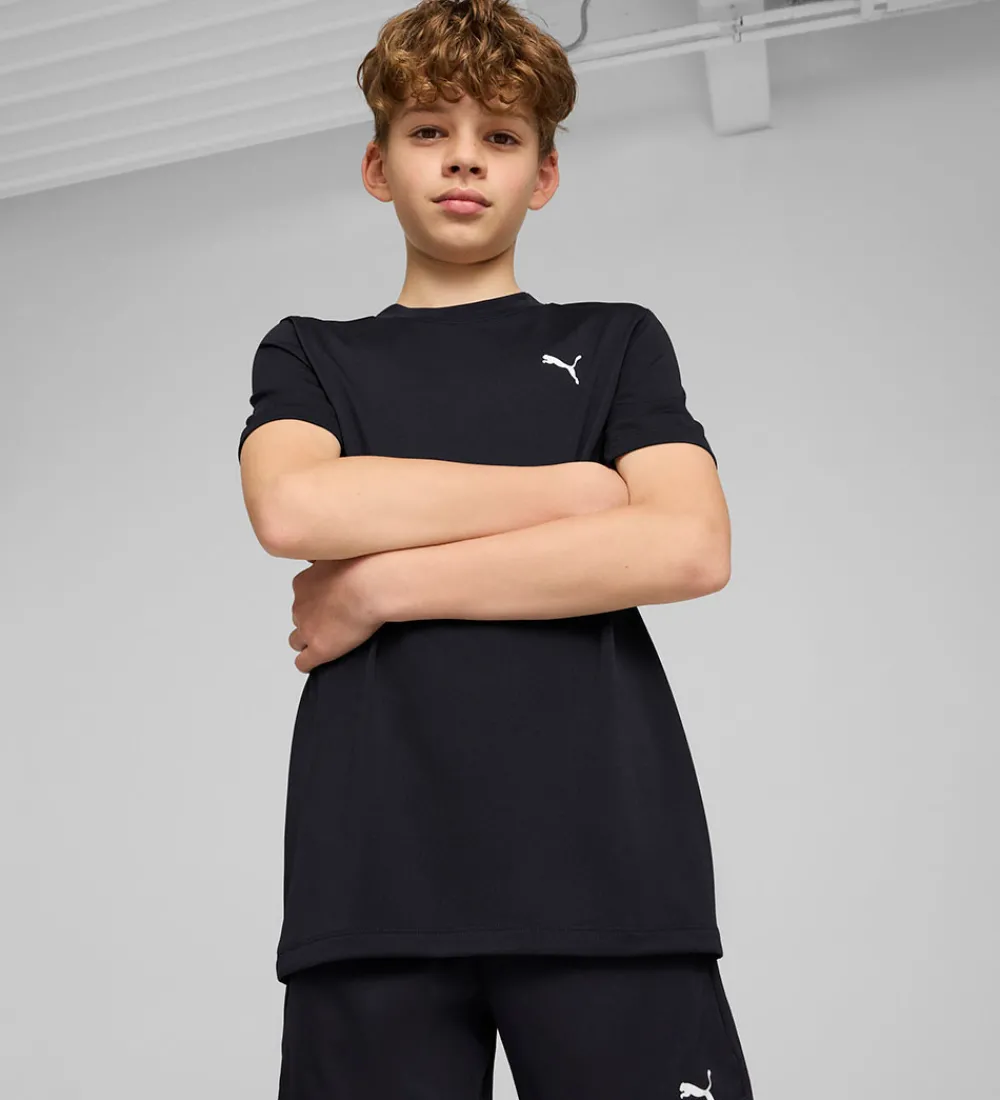 Puma T-Shirts Og Toppe|Træning Og Gymnastik|T-shirt - Tad - New Navy