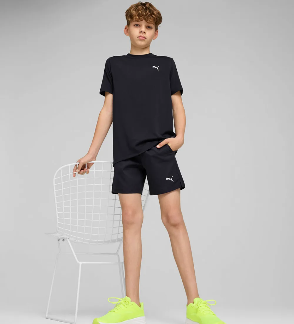 Puma T-Shirts Og Toppe|Træning Og Gymnastik|T-shirt - Tad - New Navy