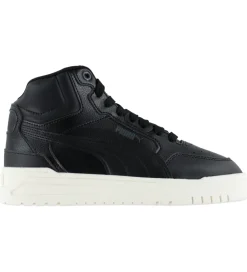 Puma Vinterstøvler>Vinterstøvler - Shuffle Downtown Mid Fur Jr - Black/Shadow