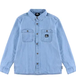 Børn Quiksilver Skjorter|Denimskjorte - Bozeman - Flint Stone