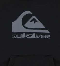 Børn Quiksilver Hættetrøjer></noscript>Hættetrøje - Comp Logo - Sort