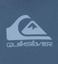 Børn Quiksilver Hættetrøjer|Hættetrøje - Comp Logo - China Blue